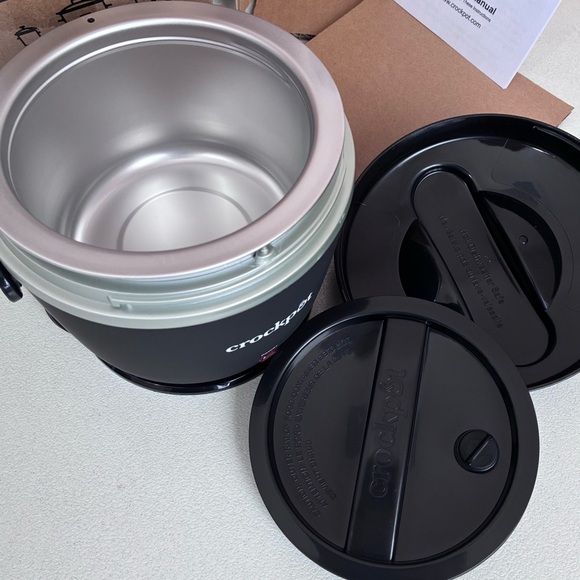 Crockpot Electric Lunch Box NEW Portable Food Warmer 20-Ounce Licorice Black - Picture 4 of 11